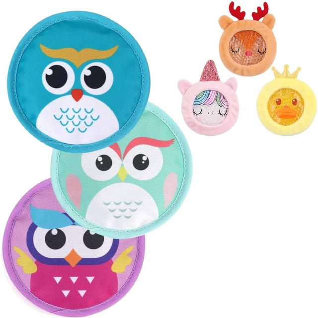 Bundle of 3 Kids Ice Pack with Soft Cover + 3 Boo Boo Ice Pack with Strap