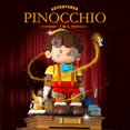 thumbnail image 1 of Fairy Tale Series Pinocchio Building Block Marionette Doll Joint Movement With Lights, 1 of 4