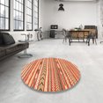 thumbnail image 3 of Ahgly Company Tapis d'Intérieur Rectangulaire Abstrait Rouge Tapis de Zone Abstrait, 7 Pieds x 10 Pieds, 3 of 6