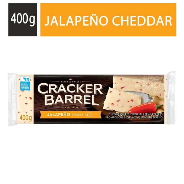Cracker Barrel Fromage Cheddar Jalapeno, 400g