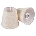thumbnail image 3 of 2 Pcs Abat-Jours Aspect Lin pour Lustre Design Simple 5.5x5.5x5.1in, 3 of 8