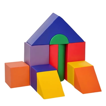 Soozier Blocs de Jeu Souples 11 Pcs pour Enfants de 12 à 36 Mois, Couleur Classique