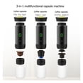 thumbnail image 4 of Machine à Café à Capsules Portable Ltalian Espresso Électrique Petite Sans Fil à Thermopompe à Pression pour la Maison, Réservoir Amovible, 4 of 5