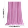 thumbnail image 3 of Elegant Indoor Outdoor Polyester Curtain for Event and Party Use with Festive Easter Patterned Sheer Fabric and Photo Booth Styling, 3 of 6