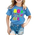 thumbnail image 1 of Chandail à Manches Longues pour Enfants Filles Tenues pour Tout-Petites Fille Carnaval pour Enfants Couleur Imprimée Col Rond T-Shirt à Manches Courtes, 1 of 4