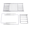 thumbnail image 2 of Panier de Baignoire Réglable et Extensible, Plateau de Baignoire Extra Grand Extensible en Acier Inoxydable avec Support pour Téléphone, Porte-Livres pour Étagère de Baignoire, Accessoires de Salle de Bain Pratiques pour Savon, 2 of 7