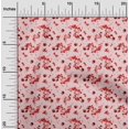 thumbnail image 2 of oneOone Cotton Cambric Red Fabric Abstract Floral Sewing Craft Projects Fabric Prints By Yard 56 Inch Wide, 2 of 4