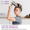 thumbnail image 4 of Shark HD102C Blow Dryer HyperAIR Fast-Drying with IQ 2-in-1 Concentrator, Ionic, No Heat Damage, for All Hair Types, Stone, 4 of 9