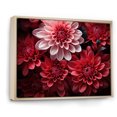 thumbnail image 2 of Designart Mums framed wall art decor, Mums framed wall Art, Enchanting Black Mums , Multi-Color Large Traditional Natural framed wall art, 32x16 inches Natural brown color Frame, 2 of 5