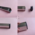 thumbnail image 3 of LAICAIW 4 Pack 1.5 Inch Square Tube End Cap Plastic Plugs, 1.5"x1.5" Square Tubing Plug, Tube End CapsTubing Post End Cap Suitable for Square Tube Square Plastic Plug, Tubing Post End Cap Square Tub, 3 of 7