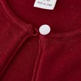 thumbnail image 4 of RXIRUCGD Veste Décontractée à Capuche pour Enfants avec Nœud, Boutons, Perforation, Col Rond, Manches Longues (Rouge, Taille : 5-6 Ans), 4 of 7