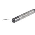 thumbnail image 4 of Unique Bargains M2 x 0.4 Spiral Flute Thread Tap, Metric Machine Threading Tap HSS Nitriding Coated, Round Shank with Square End, 2pcs, 4 of 7