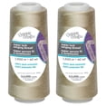 thumbnail image 1 of UNIQUE CREATIV TRULOCK 40 wt Polyester Serging Thread 1500 m (1640 yd) Cone, Beige, 1 of 3