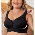 thumbnail image 2 of WRKEKC Wireless Sleep Bra Plus Size Floral Print Seamless Comfort Lounge Wear Non Underwire, 2 of 4