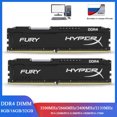thumbnail image 1 of RAM DDR4 8 Go 16 Go 3200MHz 2666MHz 2400MHz 2133MHz Mémoire de Bureau 288Pin DIMM Memoria DDR4 Mémoire RAM Compatible avec Intel / AMD 2x 8 Go 2400MHz, 1 of 5
