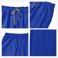 thumbnail image 4 of yardsong Pantalon Médical de Jogging Extensible Taille Haute pour Femme - Pantalon Athlétique Médical Léger à Cordon, Bas Resserré Bleu,TP, 4 of 8