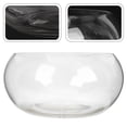 thumbnail image 2 of Glass Fish Bowl Round Goldfish Bowl Hydroponic Plant Planter for Home Office, 2 of 5