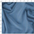 thumbnail image 4 of Soimoi Blue Rayon Fabric Hearts & Owl Bird Print Fabric by the Yard 42 Inch Wide, 4 of 5