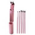 thumbnail image 1 of XZNGL Makeup Brushes Eye Eye Professional Makeup Eye Eyeshadow Brush Brushes Cosmetic Set+Round Tube 5Pcs, 1 of 5