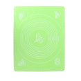 thumbnail image 4 of Pastry Mat Extra Large Thick Silicone Baking Mat with Measurements Non Stick Non Pastry Rolling Mat (Green), 4 of 8