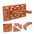 thumbnail image 2 of HOARBOEG Frame Erhu Wall Mount Clarinet Stand Wall Mount For Guitar Musical Instruments Musical Instruments Hook Erhu Hanger Pumpkin Flute Hanger Wood, 2 of 9