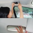 thumbnail image 2 of Ruiboury Universal Car Sunglass Storage Box Multifunctional Glasses Case Credit Card Organizer Automobile Eyeglasses Accs Beige, 2 of 6
