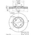 thumbnail image 1 of [Front E-Coat Slotted Brake Rotors Ceramic Pads] Fit 95-97 Honda Accord V6, 1 of 2