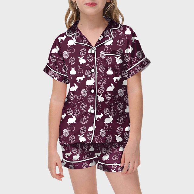 WEAIXIMIUNG Kid DIY Hand Painted Homewear Set Colouring Pajama Sets For And Girl Can Play With And Wea 160