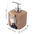thumbnail image 2 of Liquid Lotion Dispenser Fashion Shampoo Bottle Hand Soap Dispenser for Kitchen Sink 330ml, 2 of 8
