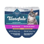 Blue Tastefuls Spoonless Célibataire Boeuf Entrée Savoureuse Paté Chat adulte