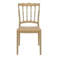 thumbnail image 3 of Compamia Chaise de Salle à Manger de Patio Napoleon en Or, 3 of 8