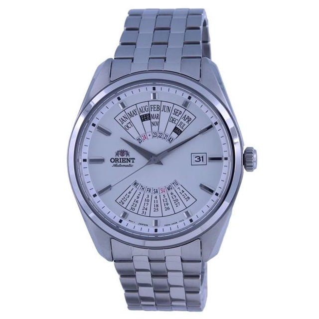 Orient RA-BA0004S10B Contemporary Multi Year Calendar Stainless Steel Automatic Mens Watch, Black