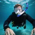 thumbnail image 4 of Snorkeling Set for Adults with Panoramic Tempered Glass Goggles Leak Proof Design and Buoyancy Aid, 4 of 6