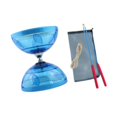 thumbnail image 3 of Lipstore Ensemble de Diabolo Chinois Amusant Portable Robuste 3 Roulements pour Enfants Débutants Extérieur Bleu, 3 of 8