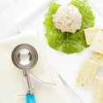 thumbnail image 3 of Met Lux Ounce Portion Scoop Durable Disher Scoop - Thumb Trigger Orange Stainless Steel Ice Cream Disher for Portion Control for Ice Cream Mashed Potato and Cookie Batter, 3 of 4