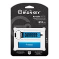 thumbnail image 3 of Kingston IronKey Keypad 200C Type-C Hardware-encrypted USB Flash Drive FIPS 140-3 Level 3 with XTS-AES 256-bit Hardware Encryption -IKKP200C/512GB, 3 of 3