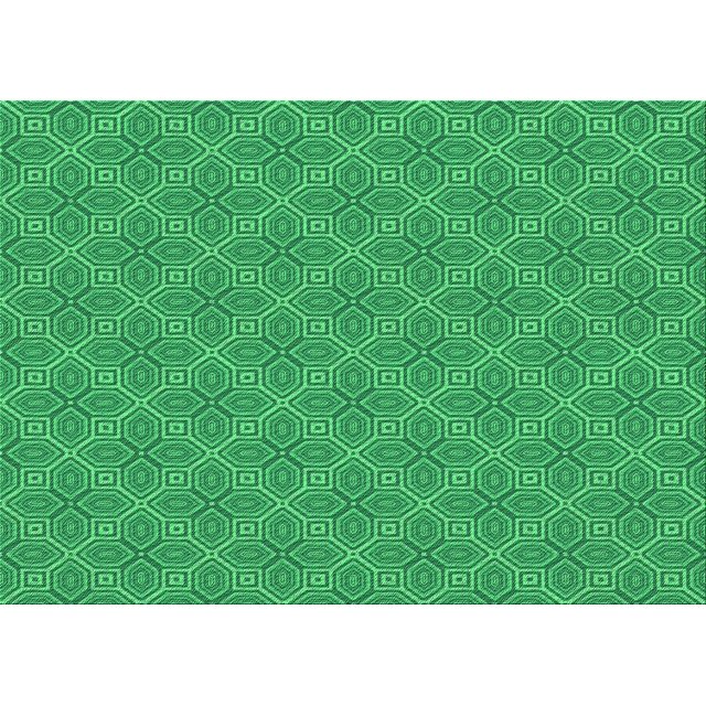 Ahgly Tapis Rectangulaire Lavable en Machine Intérieur Transitionnel Vert Néon, 7 Pieds x 10 Pieds