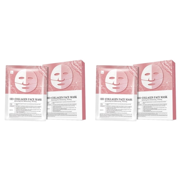Collagen Mask Overnight - QuasiBio Collagen Face Mask Overnight,Firm Skin Deep Hydrating Mask,Facial Skincare Wrinkle Patches for Wrinkle Reduction and Pore Minimization,4 Pcs*2