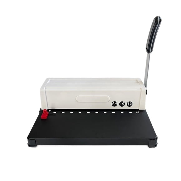 Binding Machine Punching 12 Sheets Square Size Holes Fit Letter Size A4 A3 Book Binder For Files Office School Home Contracts