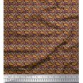 thumbnail image 1 of Soimoi Poly Georgette Fabric Two Tone Camouflage Printed Craft Fabric by the Yard 52 Inch Wide, 1 of 3