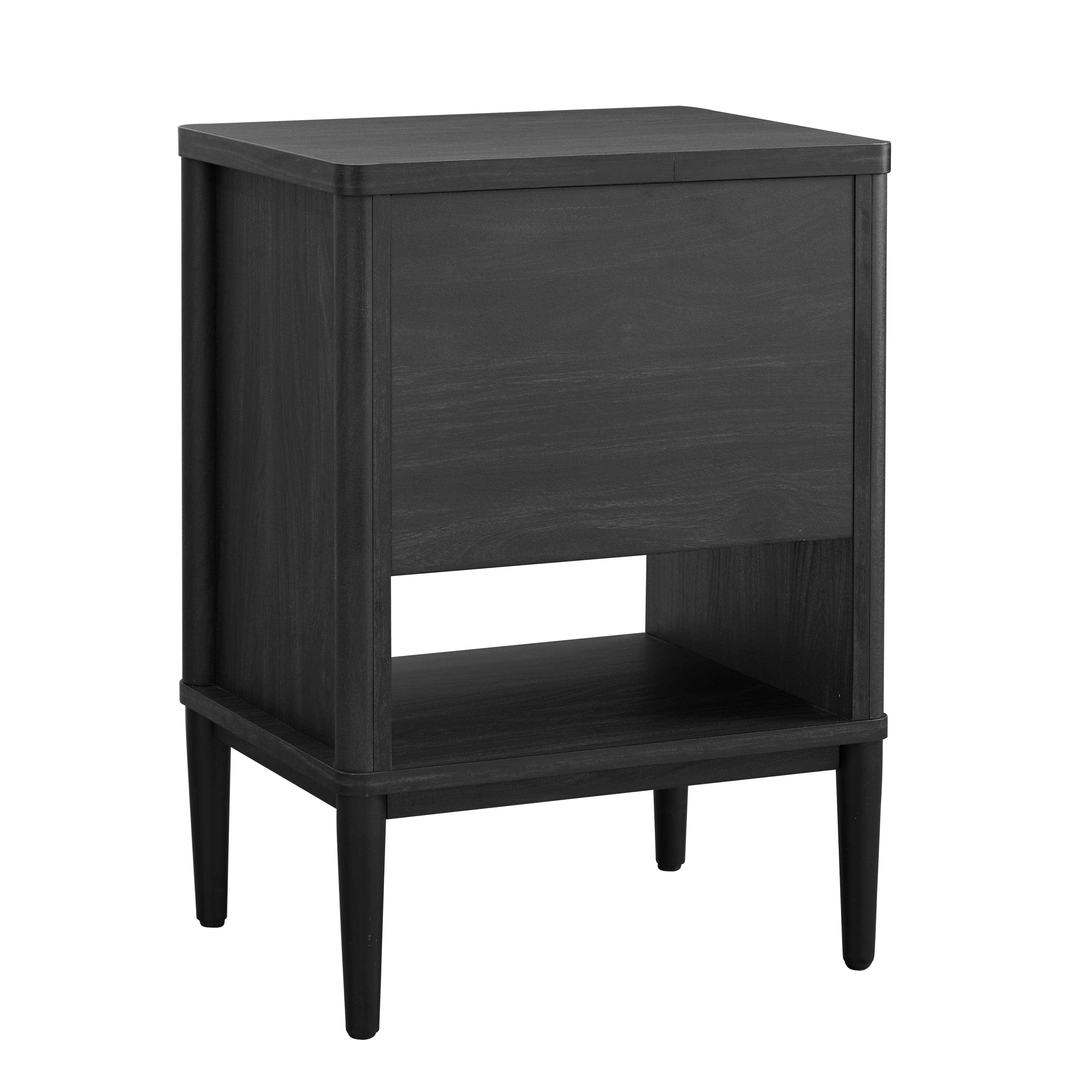 Better Homes & Gardens Oaklee Nightstand, Charcoal Finish