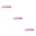 thumbnail image 2 of Thinsony Lit pour Chien Convenant à Toutes les Races Bon Rapport Qualité-Prix Facile à Nettoyer Coussin pour Animal en Polyester Durable Tapis pour Animal Rose Blanc P 40*30*5cm 3Ensemble, 2 of 6