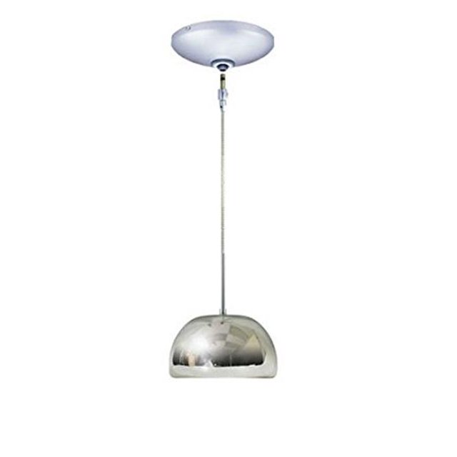 Jesco Éclairage KIT-QAP501-CHCH Plaqué Chrome Double Paroi Bol