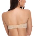 thumbnail image 3 of Women's Strapless Plus Size Full Figure Bra Underwire Multiway Contour Bra, 3 of 6