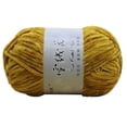 thumbnail image 2 of Fridja Gold Velvet Chenille Medium Thick Wool Thread Diy Crochet Sweater Scarf Line, 2 of 2