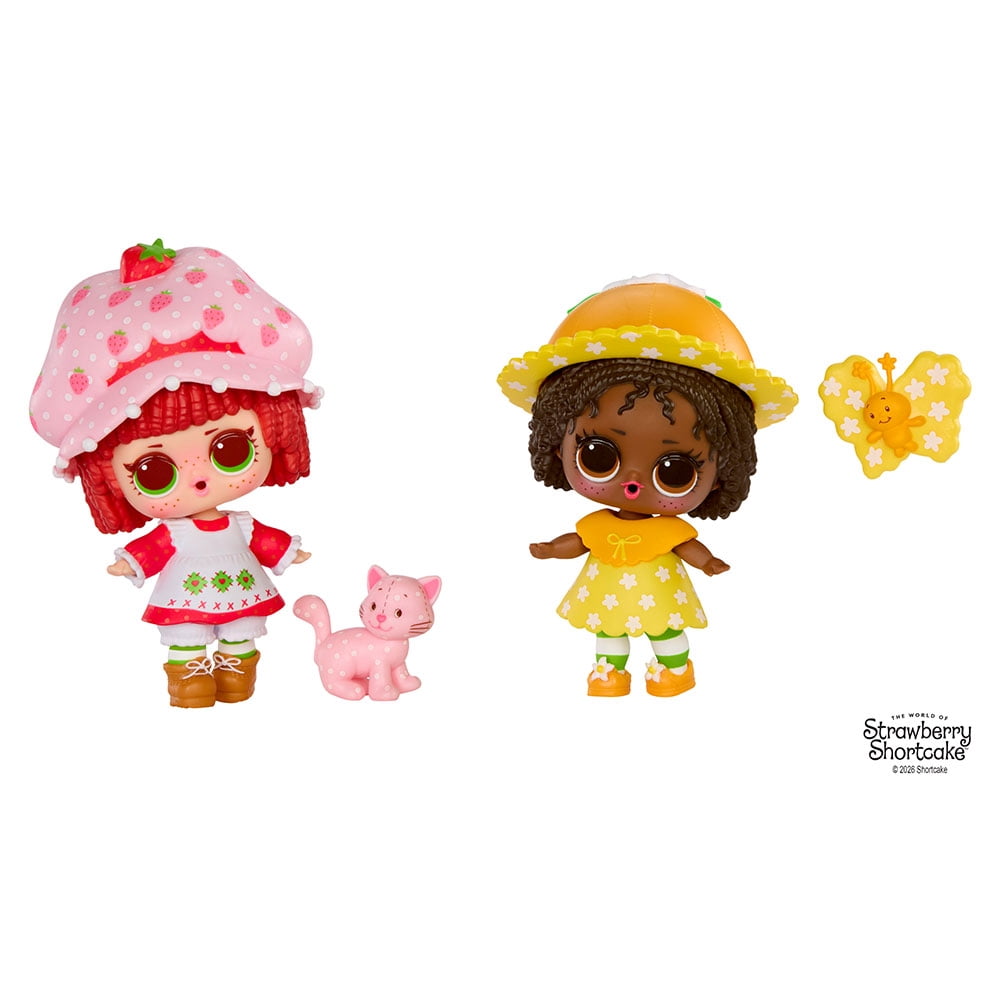 Lot Tout-petits L.O.L. Surprise! Loves Strawberry Shortcake avec poupées parfumées