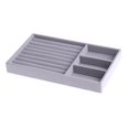 thumbnail image 4 of Velvet Jewelry Display Tray Earrings Bracelets Organizer for Necklace Jewelry Storage Organizer Mixed, 4 of 8