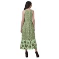 thumbnail image 4 of Moomaya Robe Longue Maxi de Fête pour Femmes en Rayonne Imprimée à Encolure Licou avec Fente avant, 4 of 4