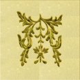 thumbnail image 1 of Ahgly Company Machine Washable Indoor Square Transitional Sun Yellow Area Rugs, 6' Square, 1 of 7