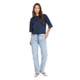 thumbnail image 2 of George Women's Elbow-Sleeve Oversized Top, 2 of 6